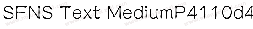 SFNS Text MediumP4110d45e1  BETA字体转换